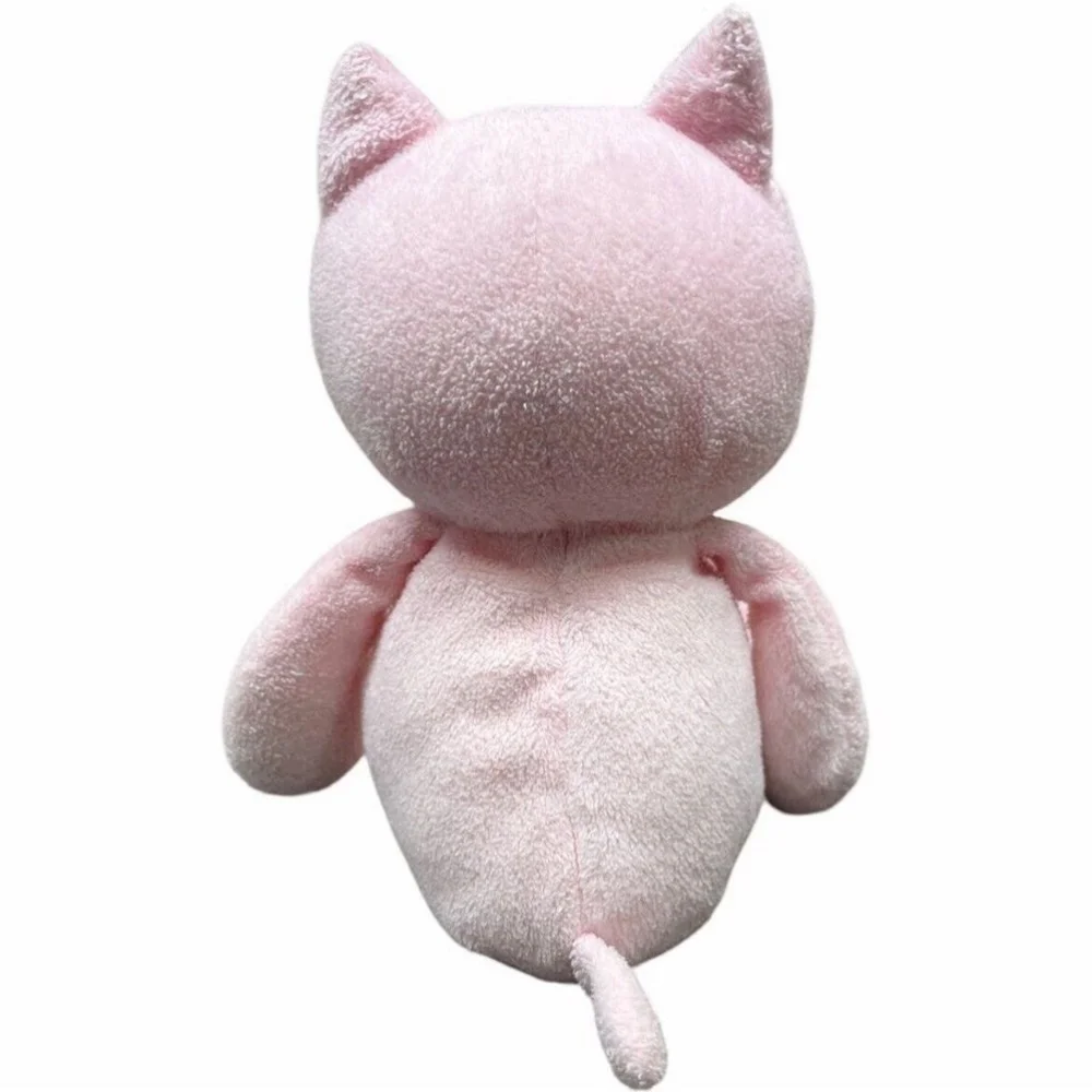 Carters Child of Mine Girls Pink Kitty Cat Plush Rattle Baby Toy Lovey Stuffed